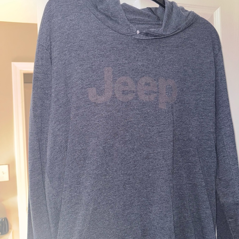 Jeep Gray Blue Hoodie Tshirt Material
